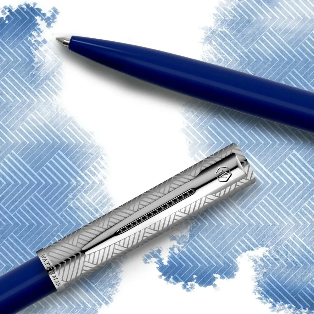 Stilolaps Waterman Allure DeLuxe, blue, kuti dhurate - 1