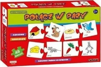 Puzzle edukativ Abino Match in Pairs, 25 çifte, për fëmijë