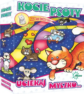 Lojë tavoline Cat Pranks Run Away Little Mouse, strategjike, për fëmijë 5+