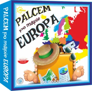 Lojë edukative për fëmijë Abino: Finger on the Map - Europe