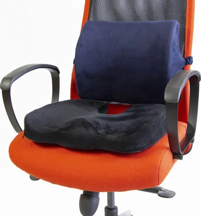 Jastëk ortopedik Powerton, memory foam, ergonomik, i zi - 2