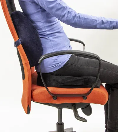 Jastëk ortopedik Powerton, memory foam, ergonomik, i zi - 4