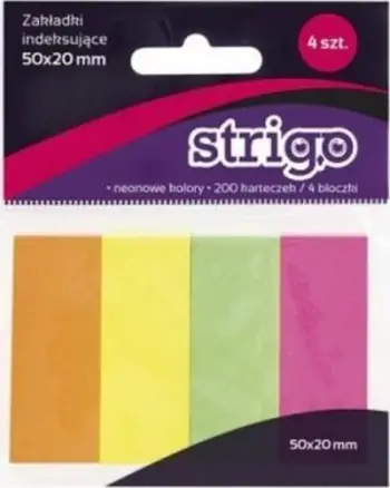 Letër vetëngjitëse Strigo, 50x20 mm, 200 copë