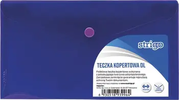 Dosje zarf Strigo DL, plastike transparente, vjollcë