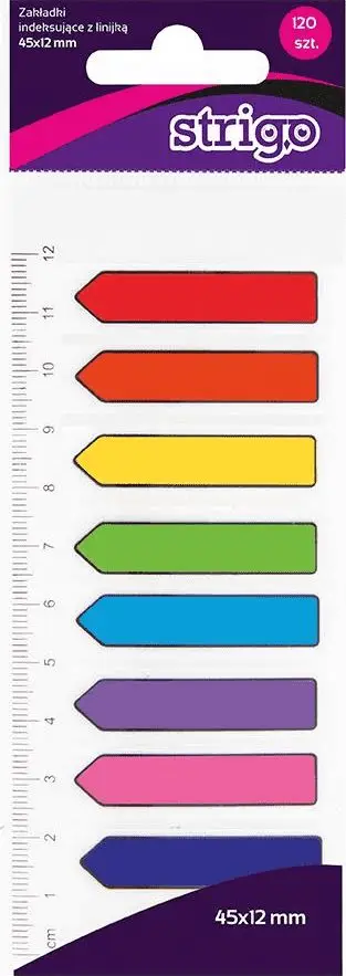 Strigo Letra ngjitëse Indeksuese Arrow 45 x 12 mm