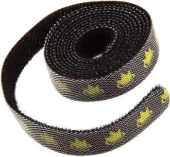 Organizues për kabllo King Mod Services Velcro (ZUUV-039), i zi / i verdhë