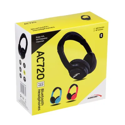 Kufje Audiocore AC720 R, Wireless, të zeza - 7