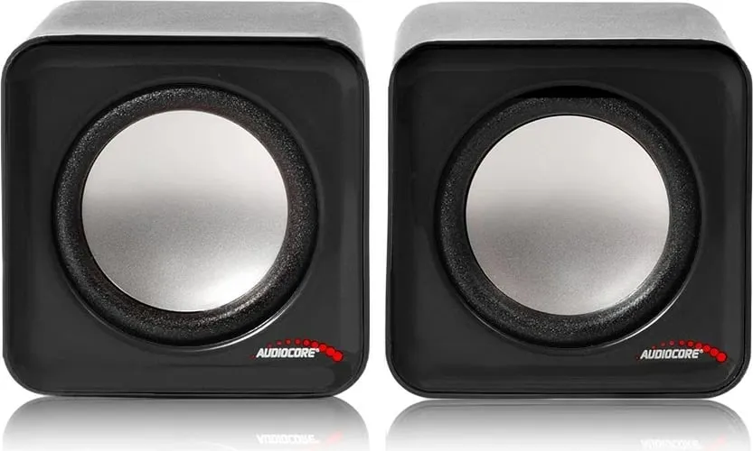 Kufje Audiocore AC870 B, 2-way 3 W, e zezë, e hirtë - 2