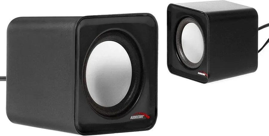 Kufje Audiocore AC870 B, 2-way 3 W, e zezë, e hirtë - 4