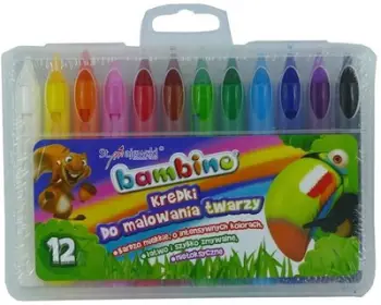 Lapsa me ngjyra St. Majewski Face Painting Crayons, 12 ngjyra