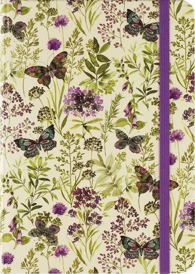 Fletore Peter Pauper Press Mini Amethyst Butterflies, 120 gsm, me vija, e purpurt - 1