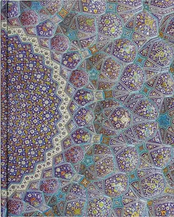 Bllok shënimesh Peter Pauper Press Large Notebook Persian Mosaic, format i madh, kapak i fortë, shumëngjyrësh