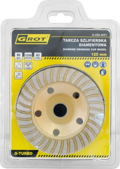Disk gërryes Grot, 125 mm - 1