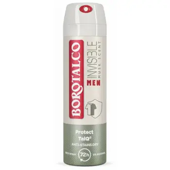 Deodorant/Sprej Borotalco Men Invisible Dry, 150 ml