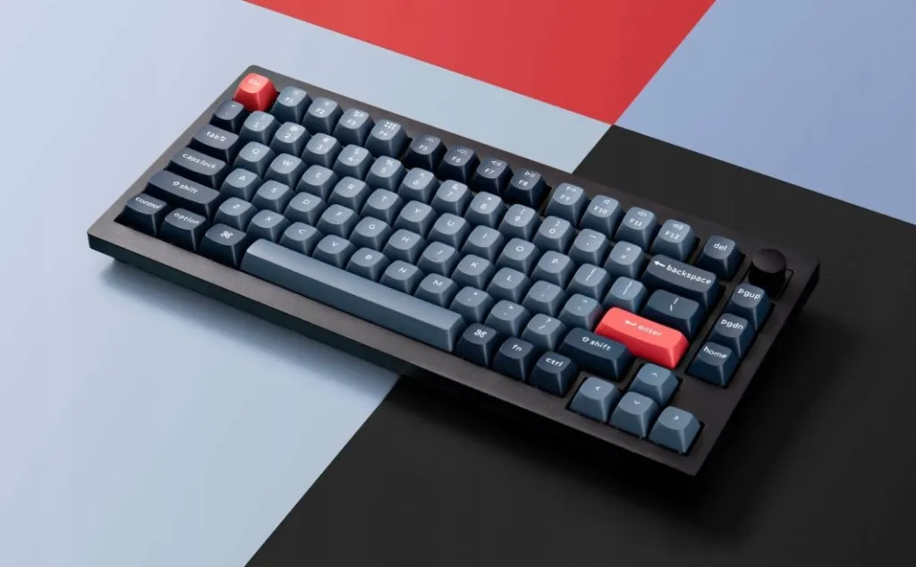 Tastierë Keychron V1 Max Gateron Banana Switch Belaidė, e zezë - 2