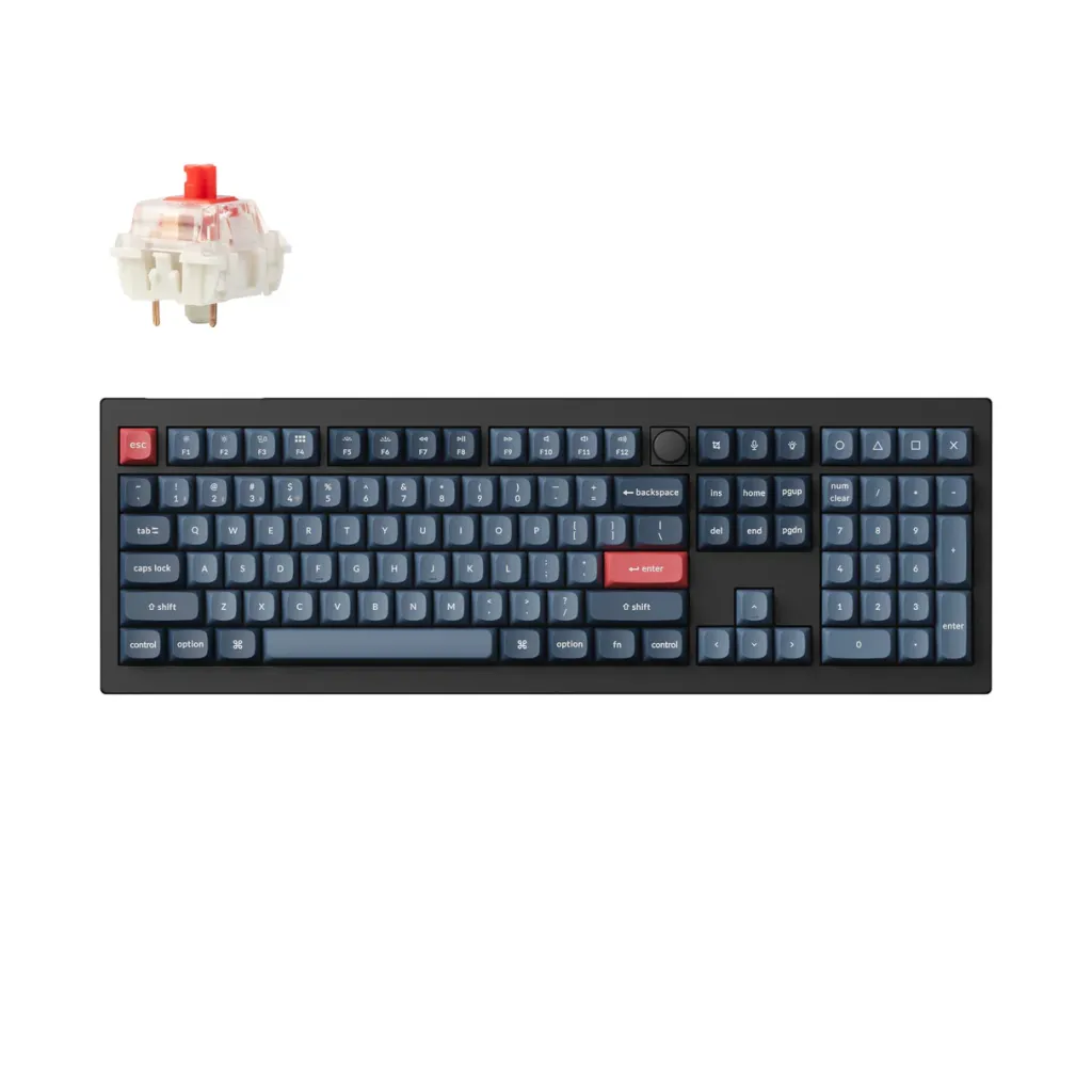 Tastierë Keychron V6 Max QMK/VIA, e zezë - 1