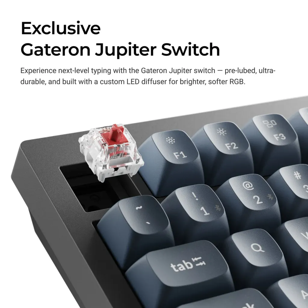Tastierë Keychron V6 Max QMK/VIA, e zezë - 2
