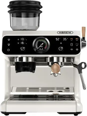 Makineri ekspresi për kafe HiBREW H7B me mulli të integruar, 2.8L, e zezë