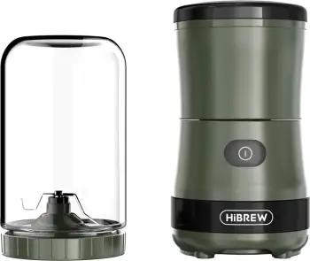Mulli kafeje dhe blender elektrik 3-në-1 HiBREW G2, 2000 mAh, i gjelbër