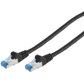 Kabllo për rrjet CAT6a 2m, e zezë