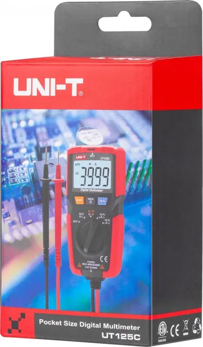 Multimetër digjitale Uni-T UT125C, e kuqe - 4