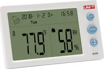 Stacion moti Uni-T A13T, termometër dhe higrometër, ekran digjital