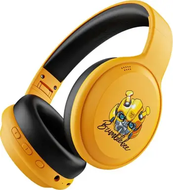 Kufje wireless Transformers TF-G06, Bluetooth 5.4, mikrofon, verdhë