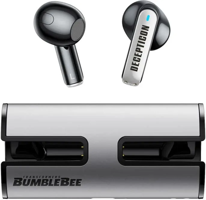 Kufje TWS Transformers TF-T02, wireless, Bluetooth 5.3, argjend - 1