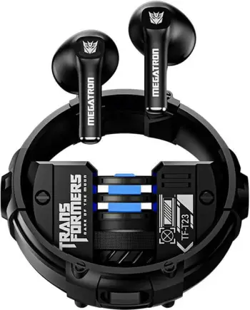 Kufje TWS Transformers TF-T23, Bluetooth 5.4, me anulim zhurme, të zeza