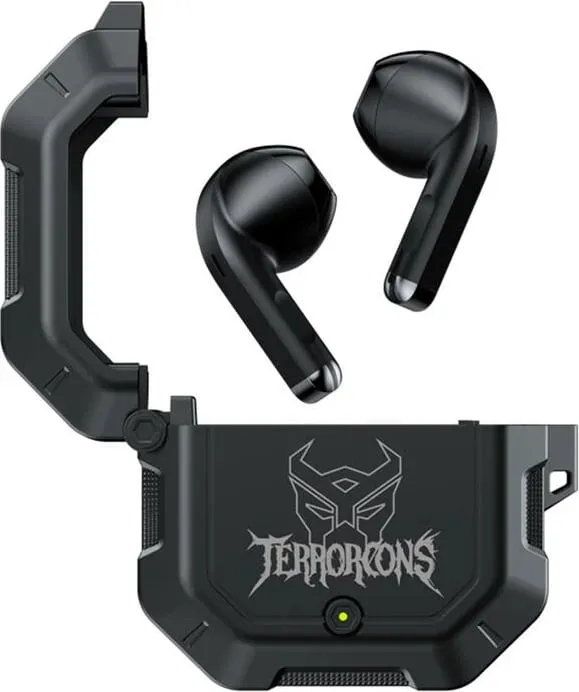 Kufje TWS Transformers TF-T12, Bluetooth 5.3, ANC, të zeza - 1
