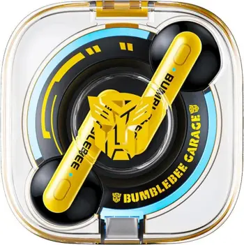 Kufje TWS Transformers TF-T03, Bluetooth 5.3, Mikrofon, Kontroll volumi, e verdhë