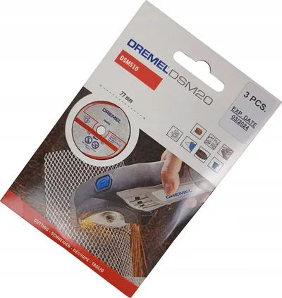 Disk prerës për metal Dremel DSM510, 77mm, set 3 copë - 2