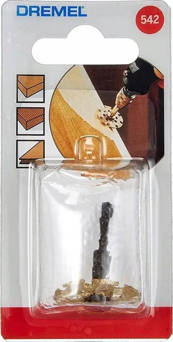 Rrotë prerëse druri Dremel 542, 25.4mm, karbid, e argjendtë