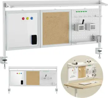 Ndarëse tavoline Ergo Office ER-300W, për zyra, gri