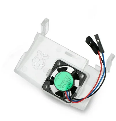 Ventilator për kasë Raspberry Pi, për Raspberry Pi 4, i vogël, i zi - 1
