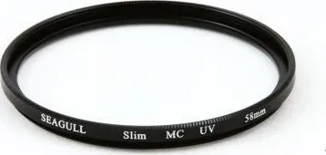 Filter UV Seagull MC Slim, 55mm, për kamera, i zi - 2