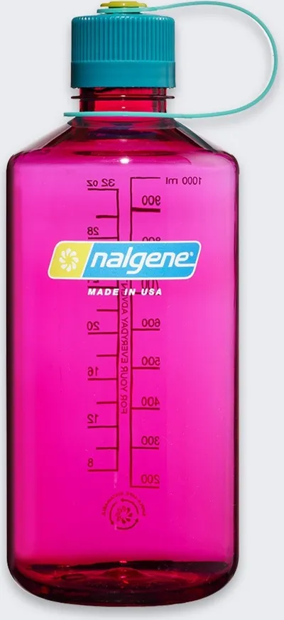 Shishe uji Nalgene Narrow Mouth, 1000 ml, rozë - 1