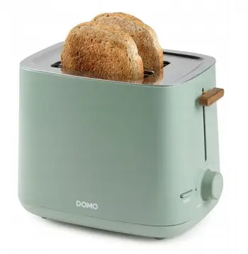 Toaster Domo DO 973 T Wood You, 2 slote, 850 1000W, jeshile mat
