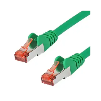 Kabëll Patchkabel Cat6A Rj45 Sftp Pimf 0, 25M, Gjelbërt