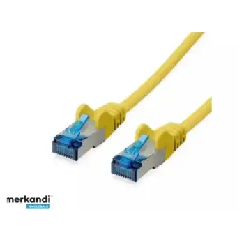 Kabëll Patchkabel Cat6A Rj45 Sftp Pimf 0, 25M, Verdhë