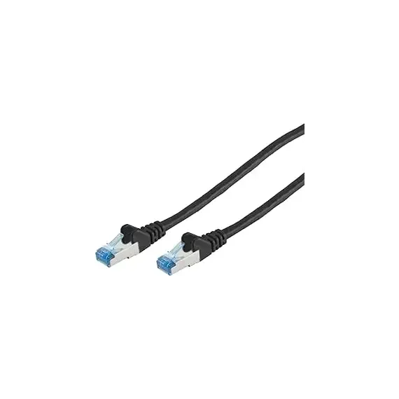 Kabëll Patchkabel Cat6A Rj45 Sftp Pimf 0, 25M, Zezë - 1