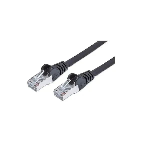 Kabëll Patchkabel Cat6A Rj45 Sftp Pimf 1M, Zezë - 1