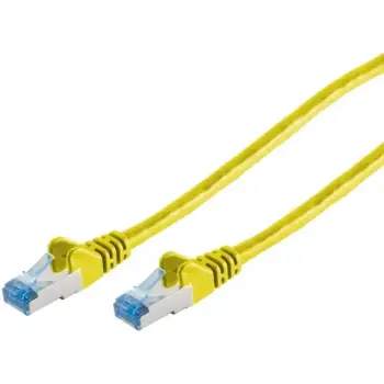 Kabëll Patchkabel Cat A6A Rj45 Sftp Pimf 0, 5M, Verdhë
