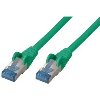 Kabëll Patchkabel Cat A6A Rj45 Sftp Pimf 0, 5M, Gjelbërt