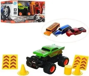 Makina lodër Maksik Metal Car, me drita dhe zë, me bateri, shumëngjyrëshe