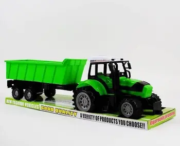 Lodër traktor Maksik, 55 cm, plastikë, jeshil