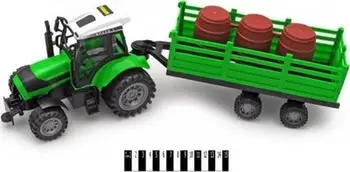 Lodër traktor Maksik, 55x15x16 cm, jeshil