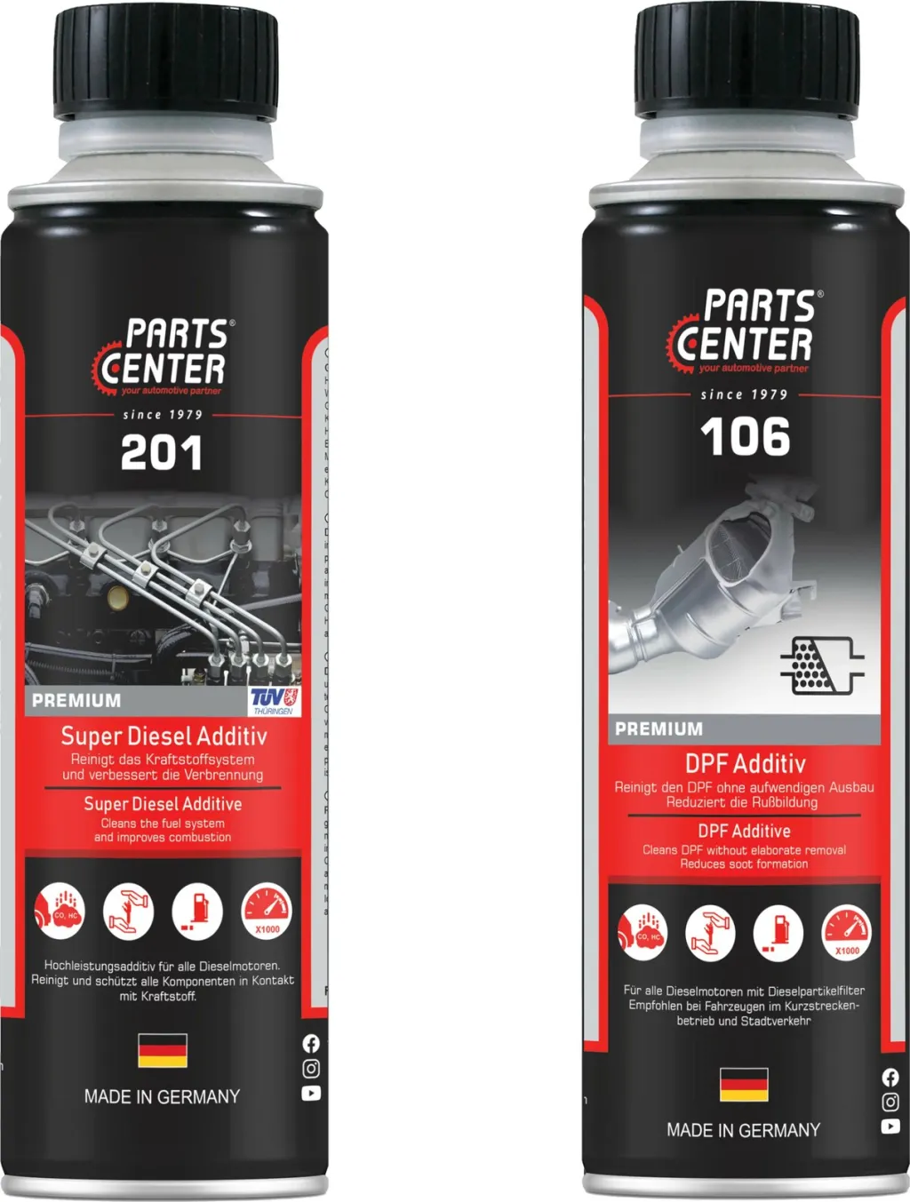 201 + 106 Set Mirëmbajtës i Injektimit të Naftës dhe Diesel Particular Filter DPF - 2