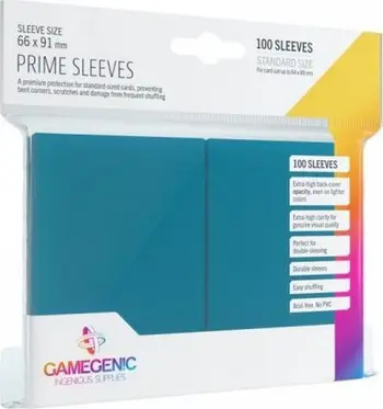 Mbrojtëse për karta Gamegenic Prime CCG, 100 copë, të kaltra