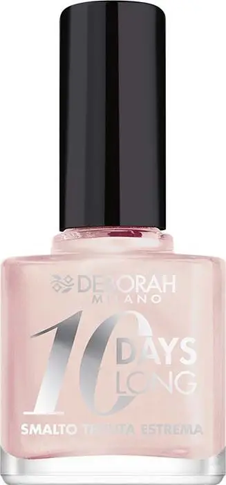 Llaku për thonj Deborah Milano 10 Days Long 580, tharje e shpejtë, 11 ml, Pearly Rose